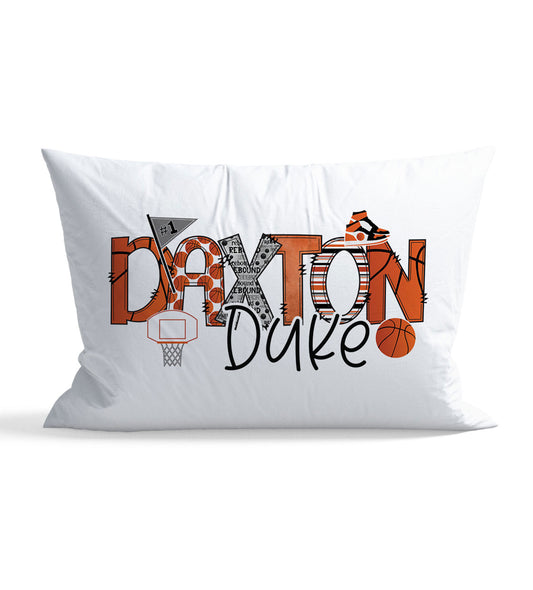 Basketball Personalized Kid Pillow Case