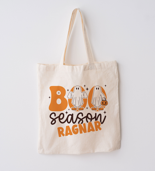 Boo Season Halloween Trick or Treat Bag