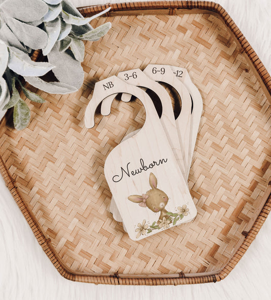 Bunny Nursery Closet Divider