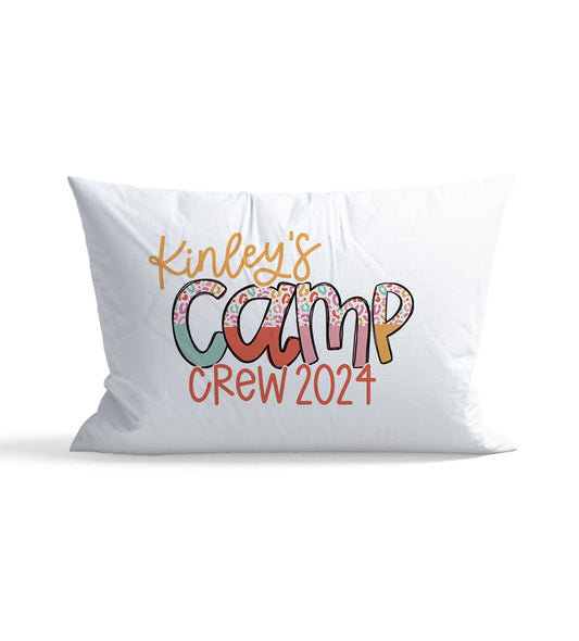 Camp Pillow Summer Camp Personalized