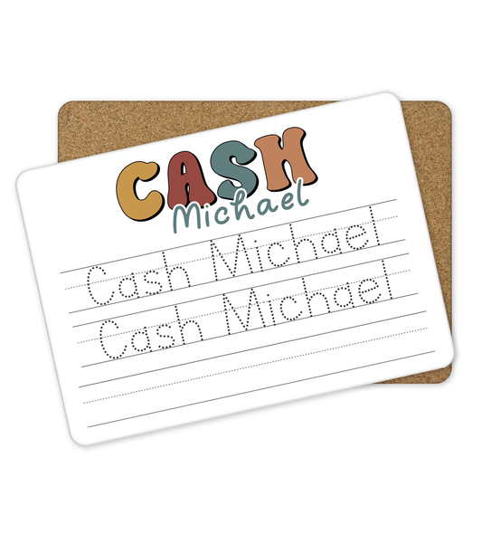 Personalized Dry Erase Name Tracing Board