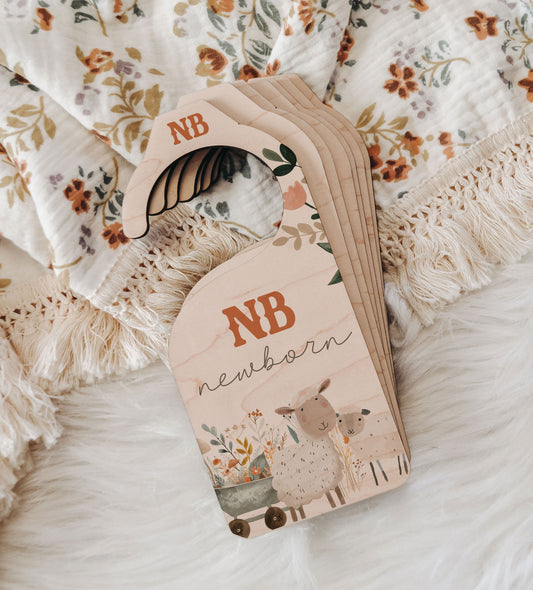 Cottage Core Nursery Closet Divider