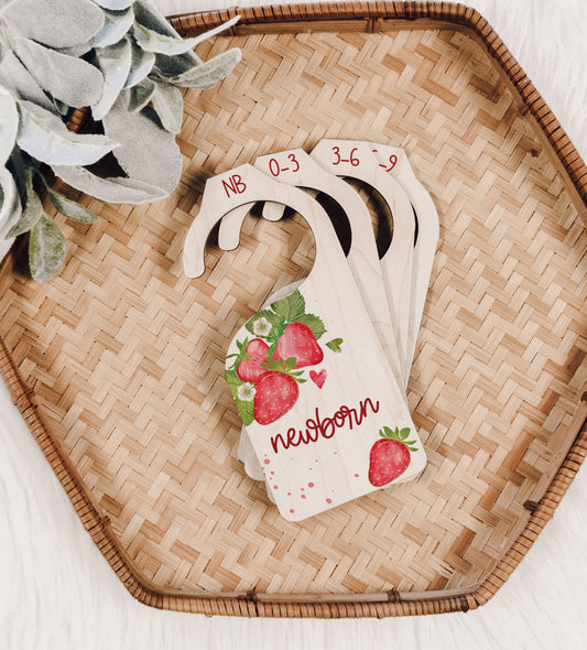 Strawberry Nursery Closet Divider