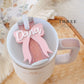 Coquette Bow Stanley Tumbler Name Plate Acrylic