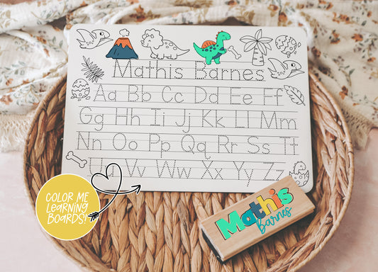 ColorMe Name Boards - Dino