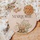 Hospital Door Hanger Girl, Hospital Name Sign, Door Hanger, Birds Baby Doorhanger, Nursery Name Sign, Newborn Birth Stats, Shower Gift