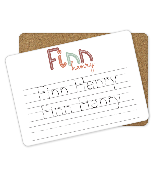 Personalized Dry Erase Name Tracing Board