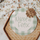 Gender Neutral Hospital Door Hanger Birth Announcement
