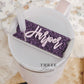 Stanley Tumbler Personalized Glitter Name Tags