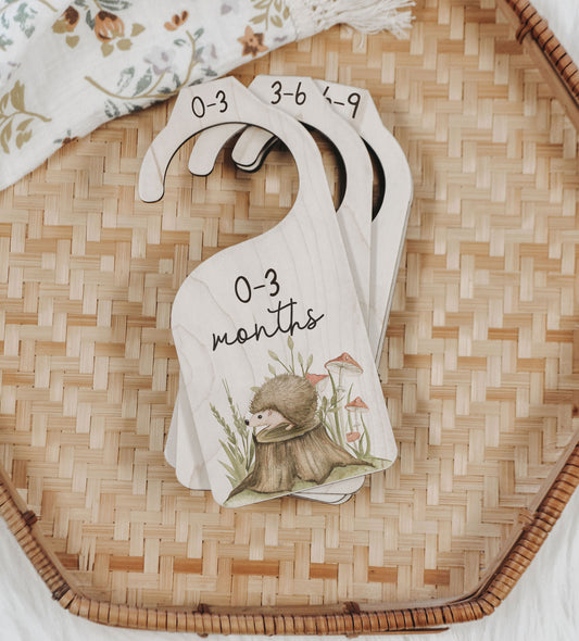 Hedgehog Nursery Closet Divider