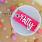 Electric Pink! Personalized Stanley Tumbler Name Plate Acrylic