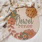 Boho Floral Hospital Door Hanger