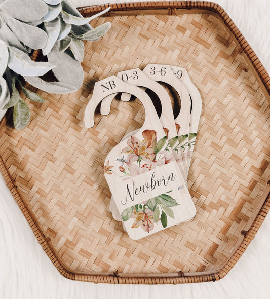 Lily Flower Nursery Closet Divider