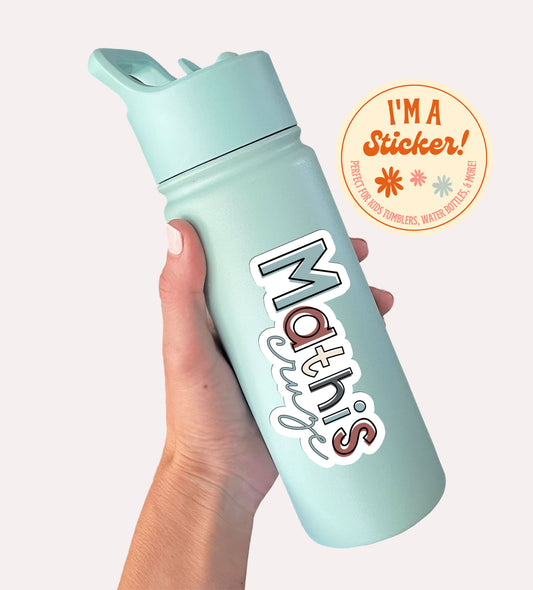 Custom Name Decal Stickers