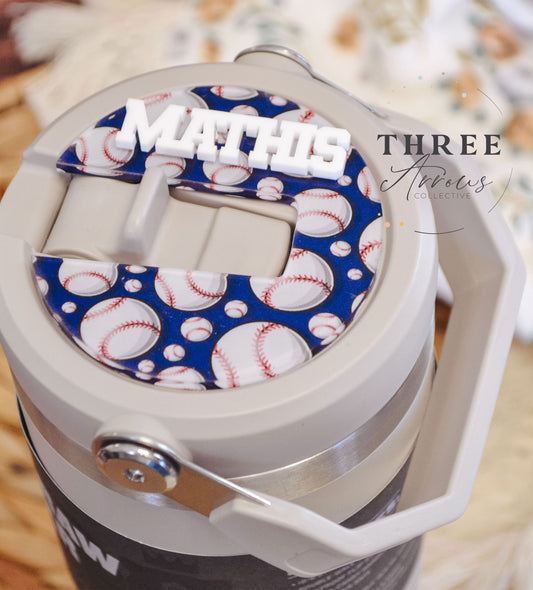 Stanley Cup Accessories Ice Flow, Iceflow Water Bottle Adhesive Tag, Personalized Name Plate, Flip Straw Lid Topper, Sports Tumbler Cup Tags