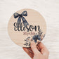 Baby Bassinet Sign for Hospital, Birth Announcement Sign for Girl, Newborn Photo Prop, Newborn Baby Sign, Wood Baby Sign, Newborn Welcome