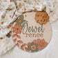 Boho Floral Hospital Door Hanger