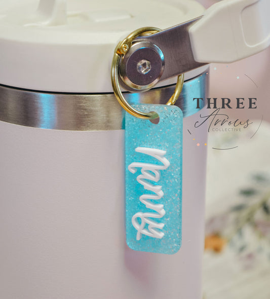 Water Bottle Name Charm, Owala Charm Freesip Name Tags, Personalized Stanley Cup Name Charms, 16/24/32/40oz Name Water Bottle Tag for Kids