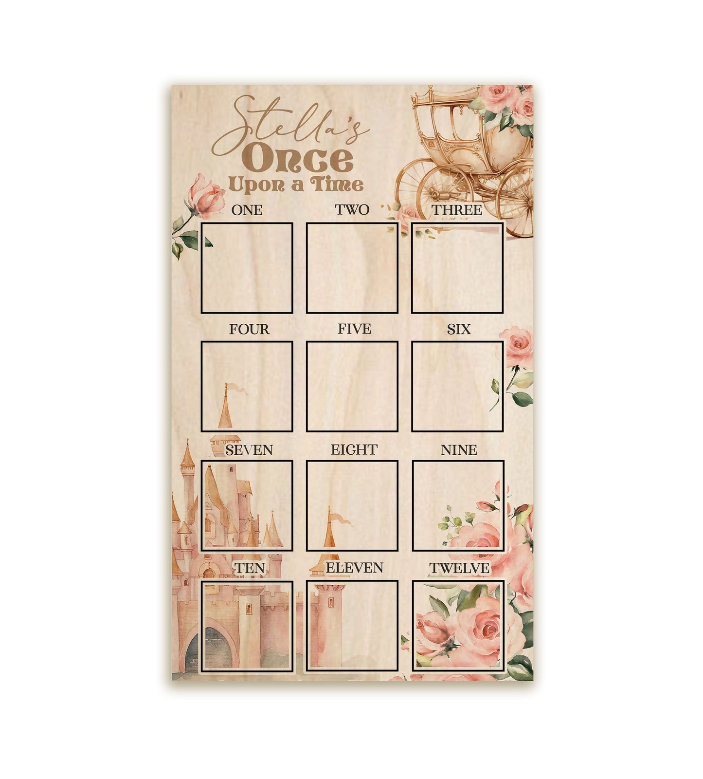 Once Upon A Time First Year Photo Board