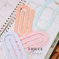 Jumbo Paperclips, Paper Clip Bookmark, Teacher Appreciation Bookmark Set, Paperclip Bookmark, Oversized Planner Book Mark, Teacher Day Gift