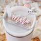 Stanley Tumbler Name Plate Personalized Glitter Flake Acrylic