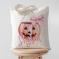 Boo Tote Bag, Halloween trick or treat tote bag, Custom Canvas Halloween Bag, Trick or Treat Name Tote, Personalized Gifts for Halloween