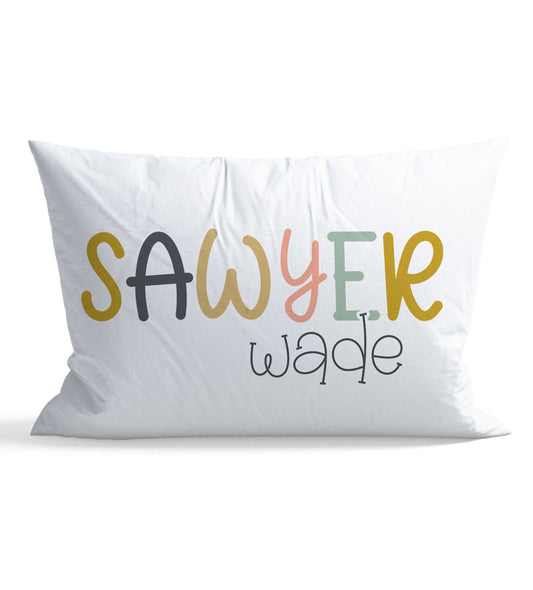 Personalized Kid Pillow Case