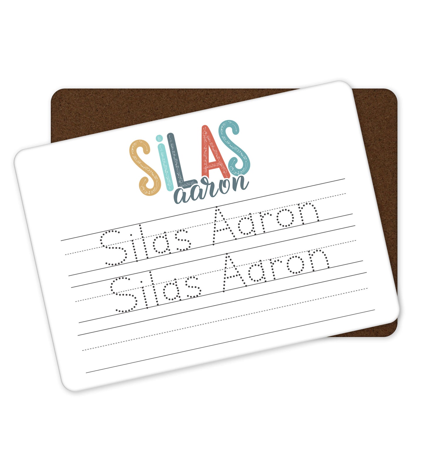 Personalized Dry Erase Name Tracing Board