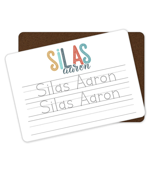 Personalized Dry Erase Name Tracing Board