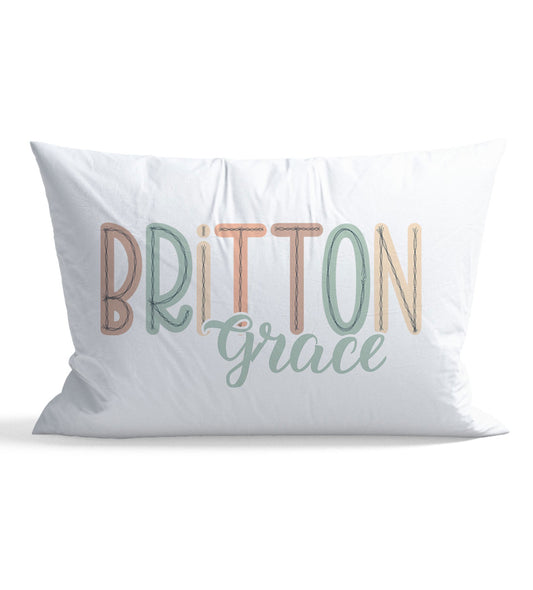 Personalized Kid Pillow Case