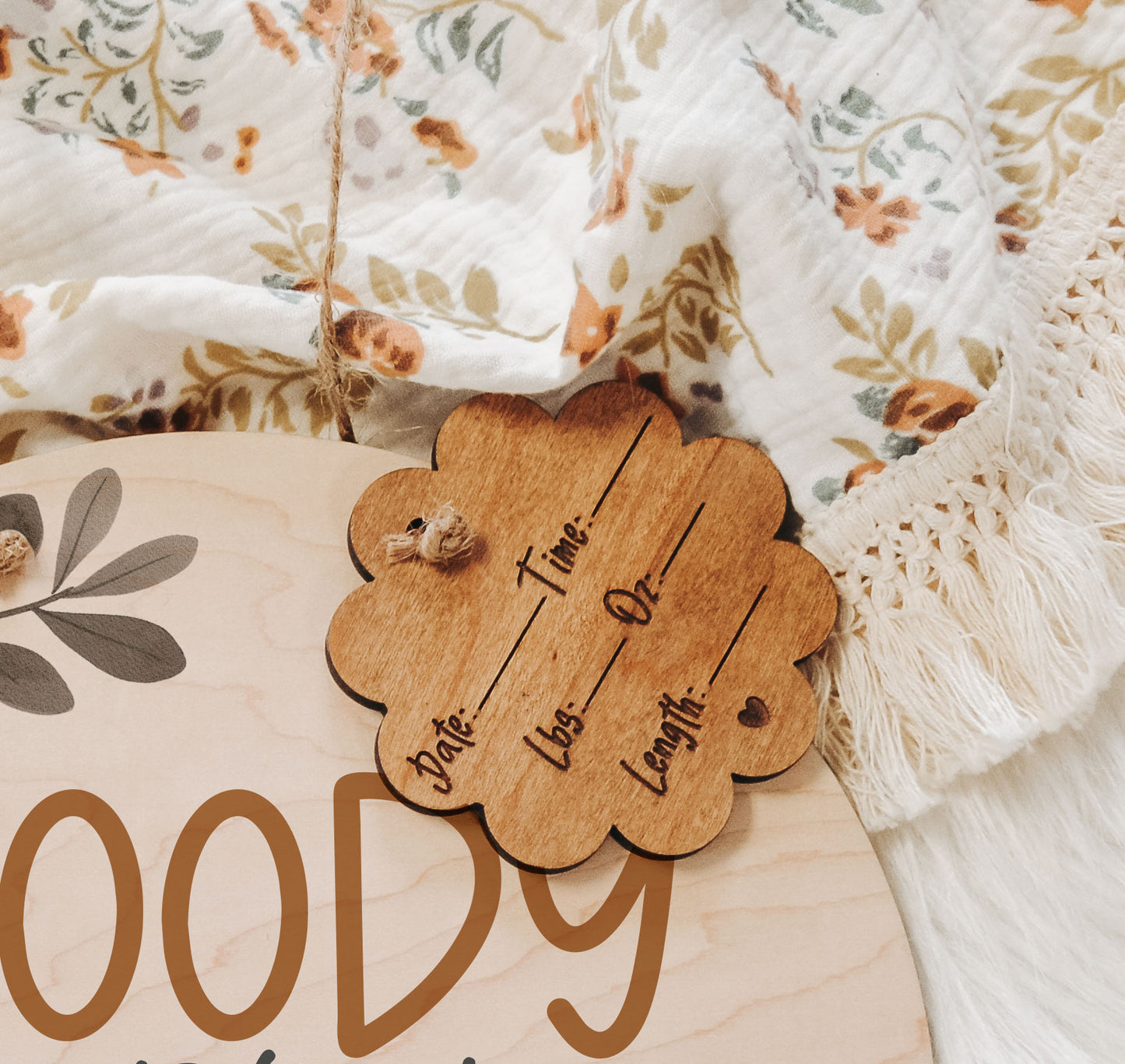 Woodland Mushroom Hospital Door Hanger