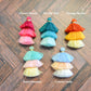 Tassel Diaper Bag Tag, Backpack Name Tag, Name Keychain