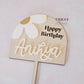 Daisy Cake Topper, 1st Birthday Smash Cake Decorations, Boho Cake Topper Daisy, Wooden Flower Name Cake Topper, Acrylic Name Topper