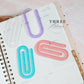 Jumbo Paperclips, Paper Clip Bookmark, Teacher Appreciation Bookmark Set, Paperclip Bookmark, Oversized Planner Book Mark, Teacher Day Gift