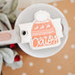 Winter Personalized Stanley Tumbler Name Plate Acrylic