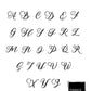 Initials Laurel Wreath Wedding Cake Topper
