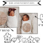 Mason - Woodland Baby Announcement Sign WI002