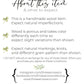 Boho Butterflies- Birth Stats Sign -