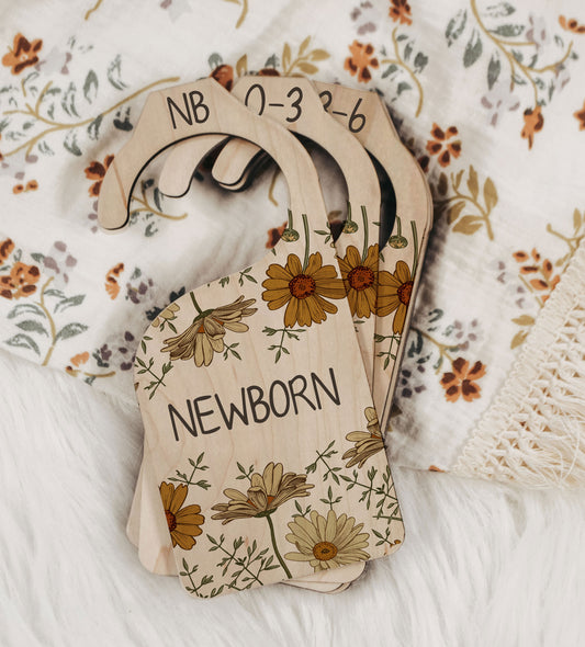 Wildflower Agnes Collection Wreath Nursery Closet Divider