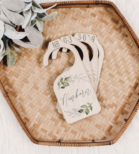 Amelia Collection Wreath Nursery Closet Divider