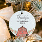Farm Barn Baby First Christmas Ornament