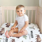 Bison Cactus Personalized Crib Sheet