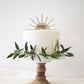 Boho Sunburst Number First Birthday Cake Topper