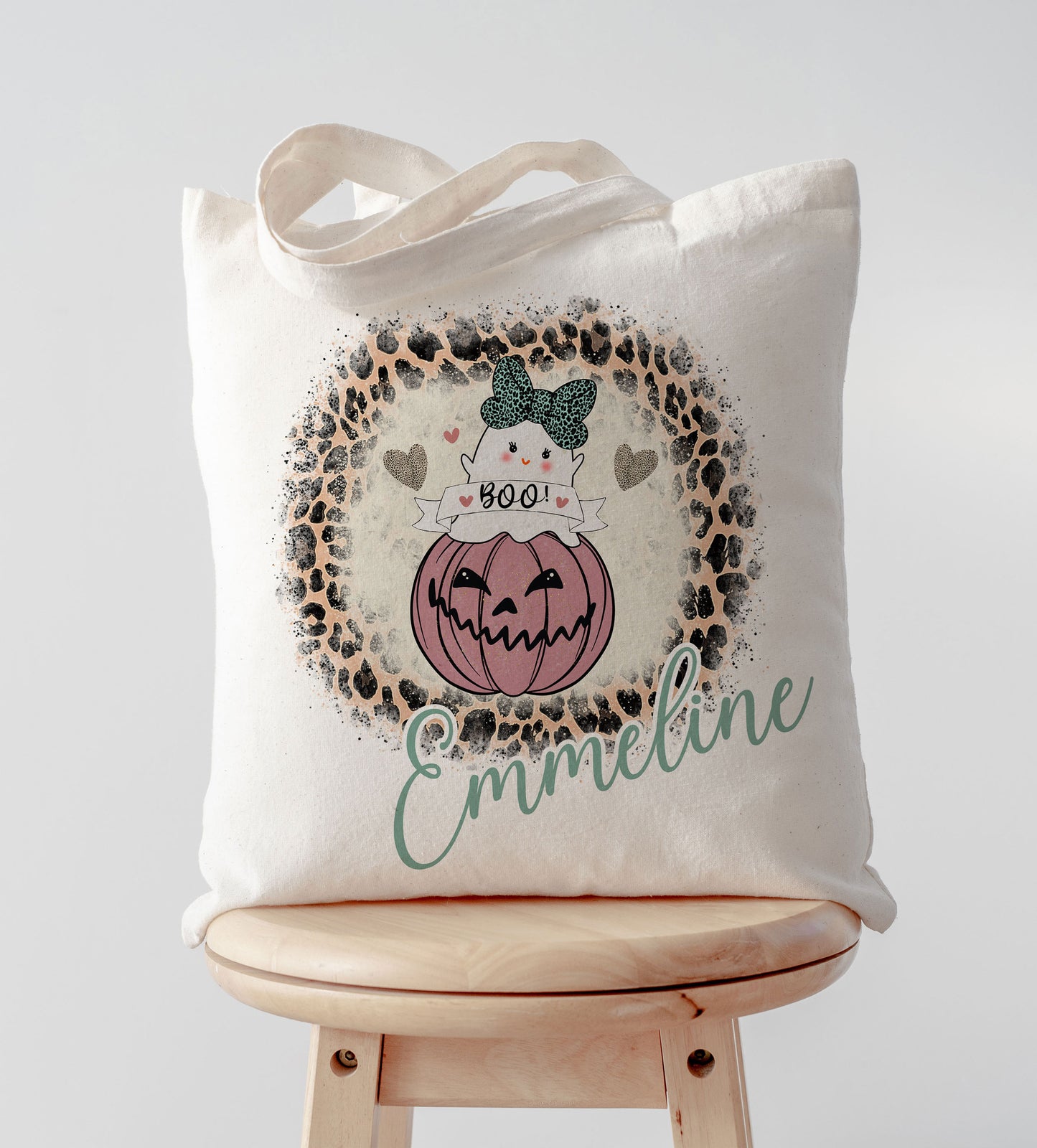 Custom Name Halloween Trick or Treat Bag
