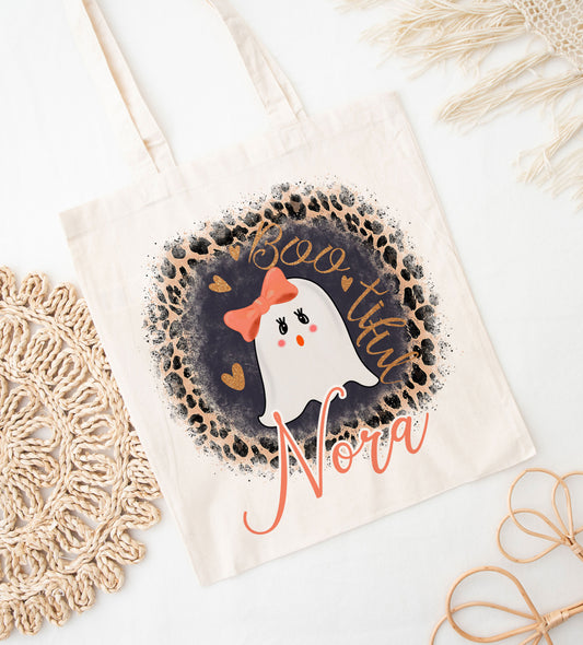 Custom Name Halloween Trick or Treat Bag