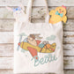 Airplane Bunny Personalized Easter Tote