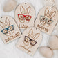 Bunny With Glasses Easter Tag