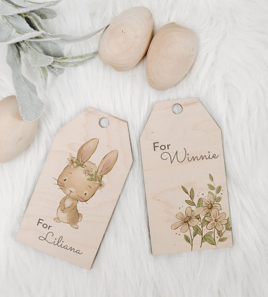 Personalized Easter Basket Name Tag