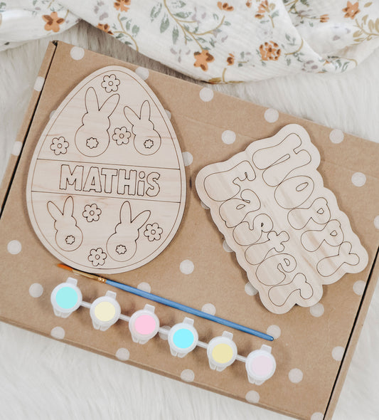 Personalized Easter Bunny Paint Kit