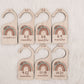 Rainbow Baby Girl Nursery Closet Divider